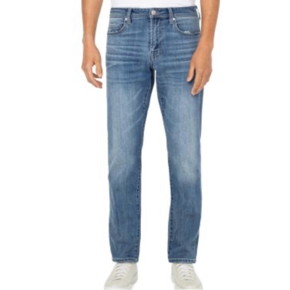 Liverpool Men’s Regent Relaxed Straight Medium Wash Denim Jeans, Size‎ 38x30